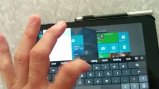 Windows 10 Tablet lock and unlock screen rotation screenshot 1