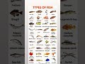 types of fish 🐠 Fish name📝