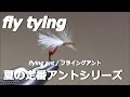 fly tying / flying ant / miyagikebari (4K) fly fishing  / ﾌﾗｲﾌｨｯｼﾝｸﾞ~ﾌﾗｲﾝｸﾞｱﾝﾄ~