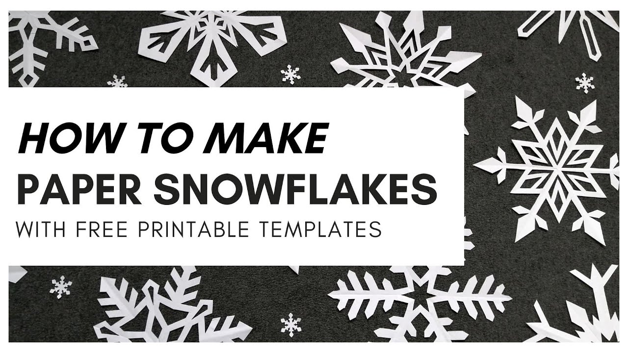 Free Printable Snowflake Templates for Crafts and Activities