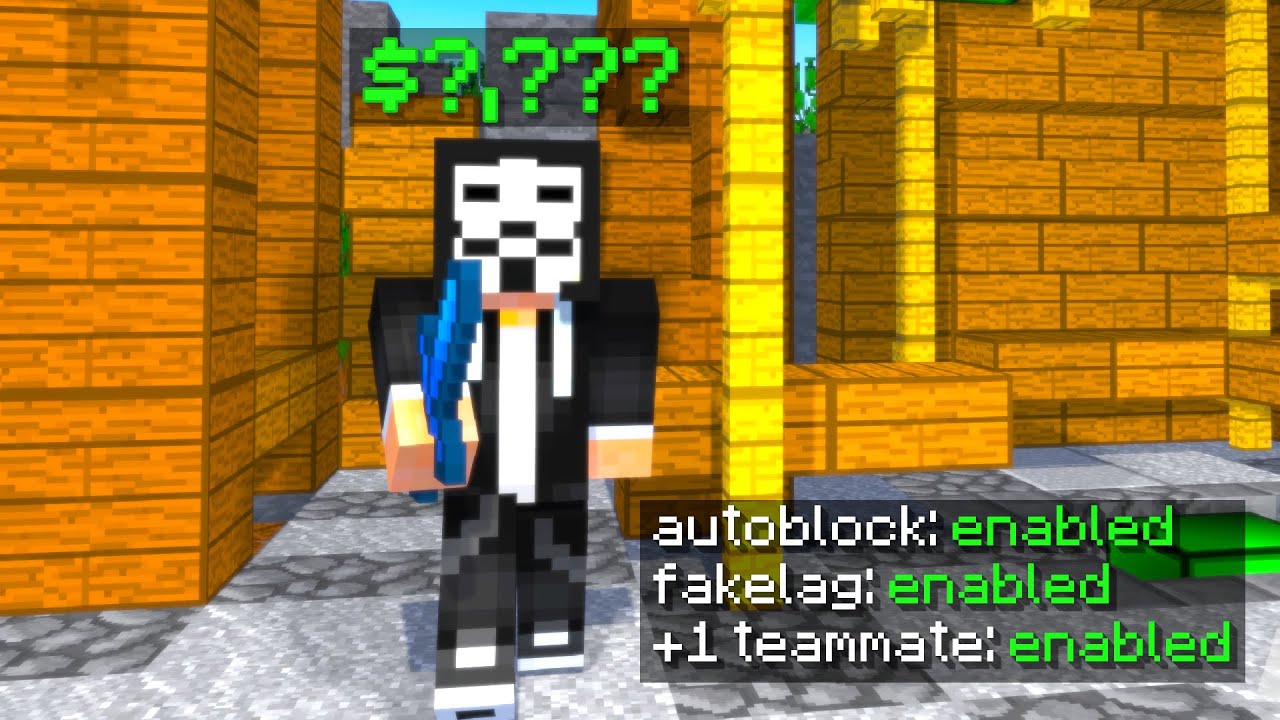 Fighting an OG Name Cheater & Booster in Hypixel Bedwars (ft. Vape V4)