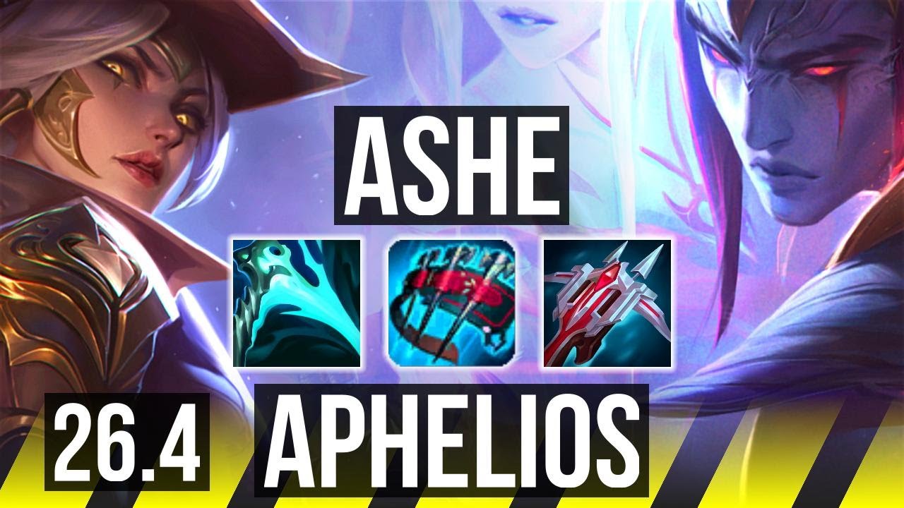 ASHE & Neeko vs APHELIOS & Thresh (ADC) | Good KDA: 5/1/9 | KR Grandmaster | 26.4