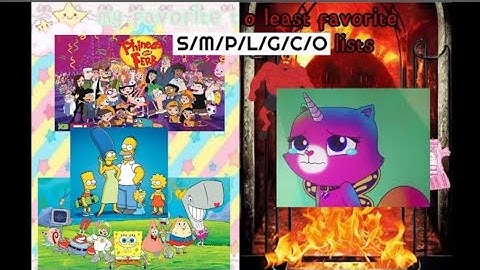 My favorite to least favorite stuff list (update)