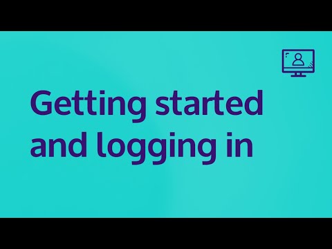 Getting started and logging in