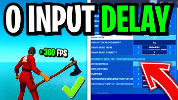 How I Get 0 Input Delay in Fortnite! (Best Fortnite Season 2 Settings!)