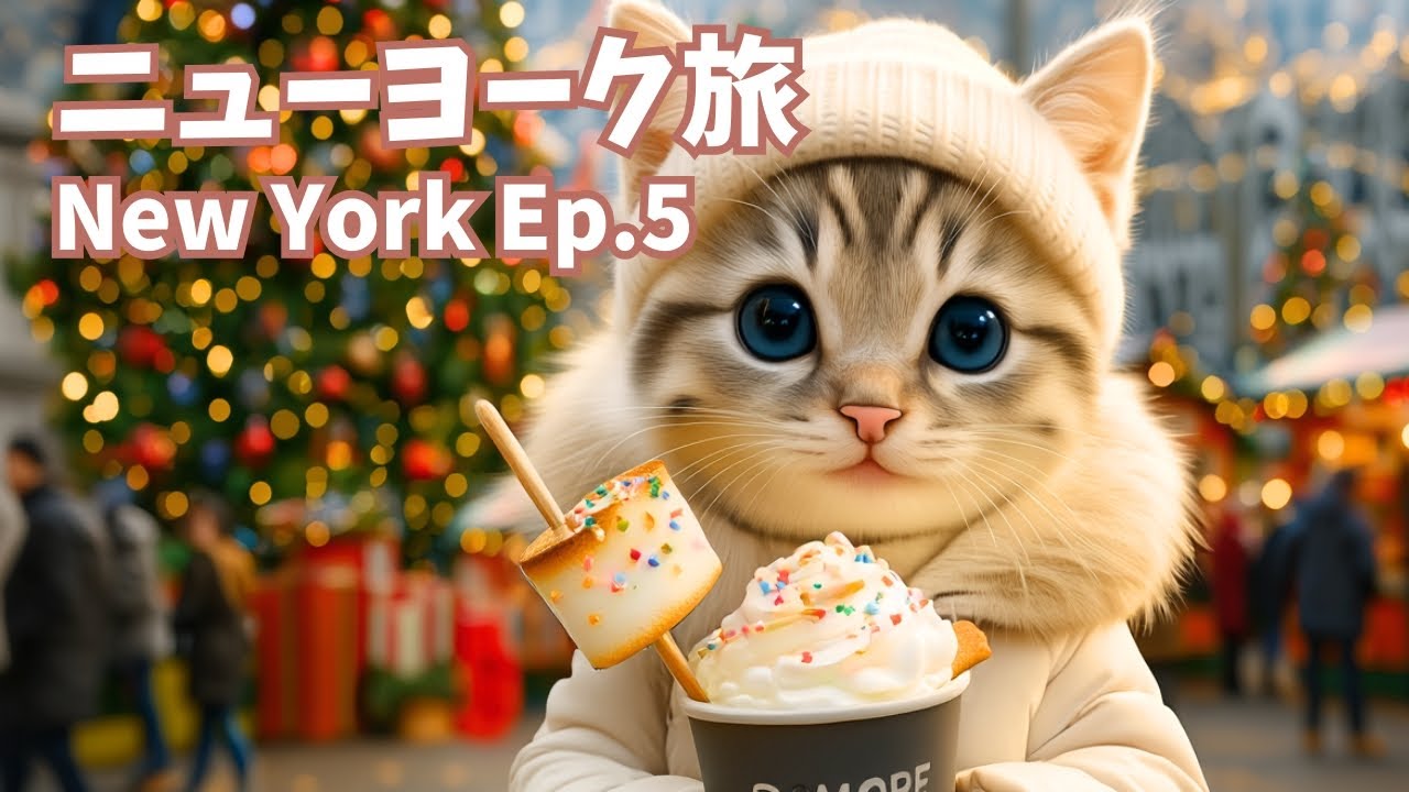 Jet-Set Kitten Lulu in New York Ep.5 | Christmas Market at Bryant