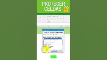 🟢Cómo Proteger Celdas en Excel Paso a Paso💻#superexcel #Excel  #oficina #seguridad #celdas #shorts