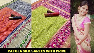 Patola Silk Sarees with Price | Soft Silk Saree Collection | Saree Design | You Naturally by PR screenshot 5