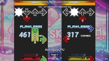 [DDR/StepMania Edit] - SKY HIGH (HAPPY HARDCORE MIX) / HIRA (Lvl 16/13)