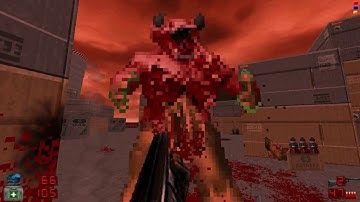 Brutal DOOM. Hell on Earth: Hell on Mars - Nuclear Power Plant