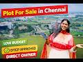 GST-Best Plotes Sale In Guduvanchery😍🤞Low Price But Main Location😎Direct OwnerProperty#guduvanchery