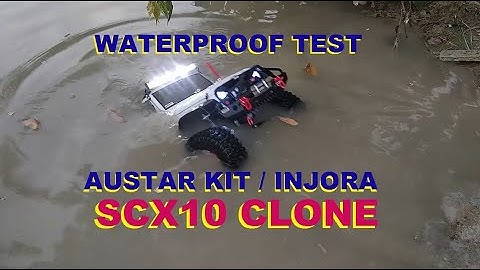 Waterproof Test Austar Injora Kit 313mm SCX10 II Clone