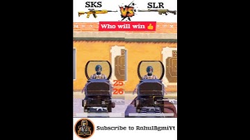 SKS vs SLR 💪🔥#pubg #bgmi #pubgmobile #shorts #viral #short