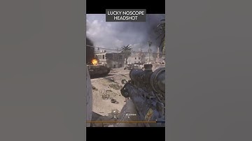 #lucky #noscope #headshot #playstation #shorts #ps4 #modernwarfare #remastered #callofduty