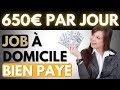 650jour  travail  domicile srieux sans comptences pour gagner de largent sur internet 