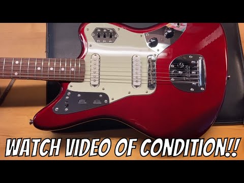 2013 Fender Jaguar Japan JG66 '66 Reissue Candy Apple Red Matching