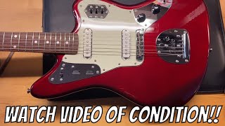 2013 Fender Jaguar Japan JG66 ’66 Reissue Candy Apple Red Matching Headstock