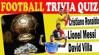 FOOTBALL TRIVIA CHALLANGE🌍🏆| Test your knowledge🧠⚽️🤔