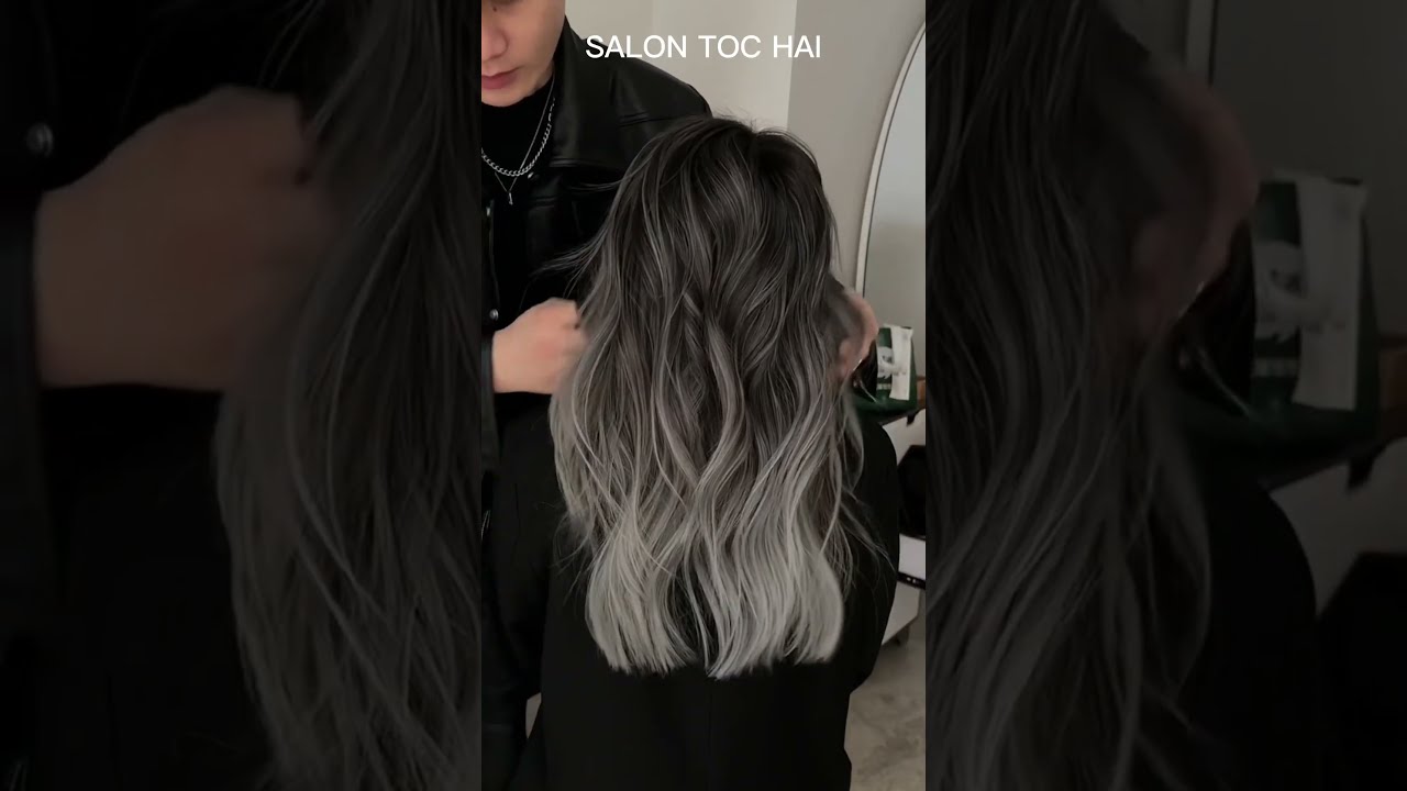 MẦU KHÓI HOT TREND 2025 HAIR COLOR ASH BALAYAGE - YouTube