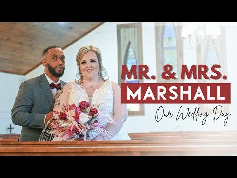 Ashley Marshall and Joel Marshall Wedding Day at Hidden Acres, Marion South Carolina