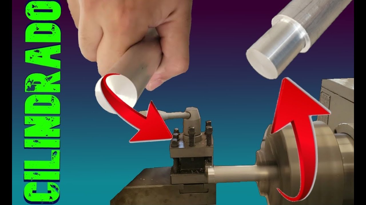 CILINDRADO Tutorial TORNO desde cero (video 6) YouTube