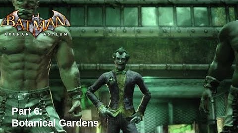 Batman Arkham Asylum (Return to Arkham) (PS4) (Hard Mode) Part 6: "Botanical Gardens"