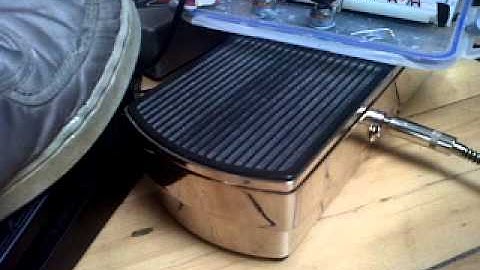 korg MS-20 type lowpass filter with expression pedal demo with guitar