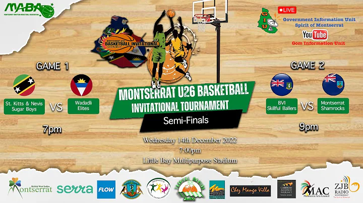 Montserrat U26 Basketball Invitation Tournament Se...