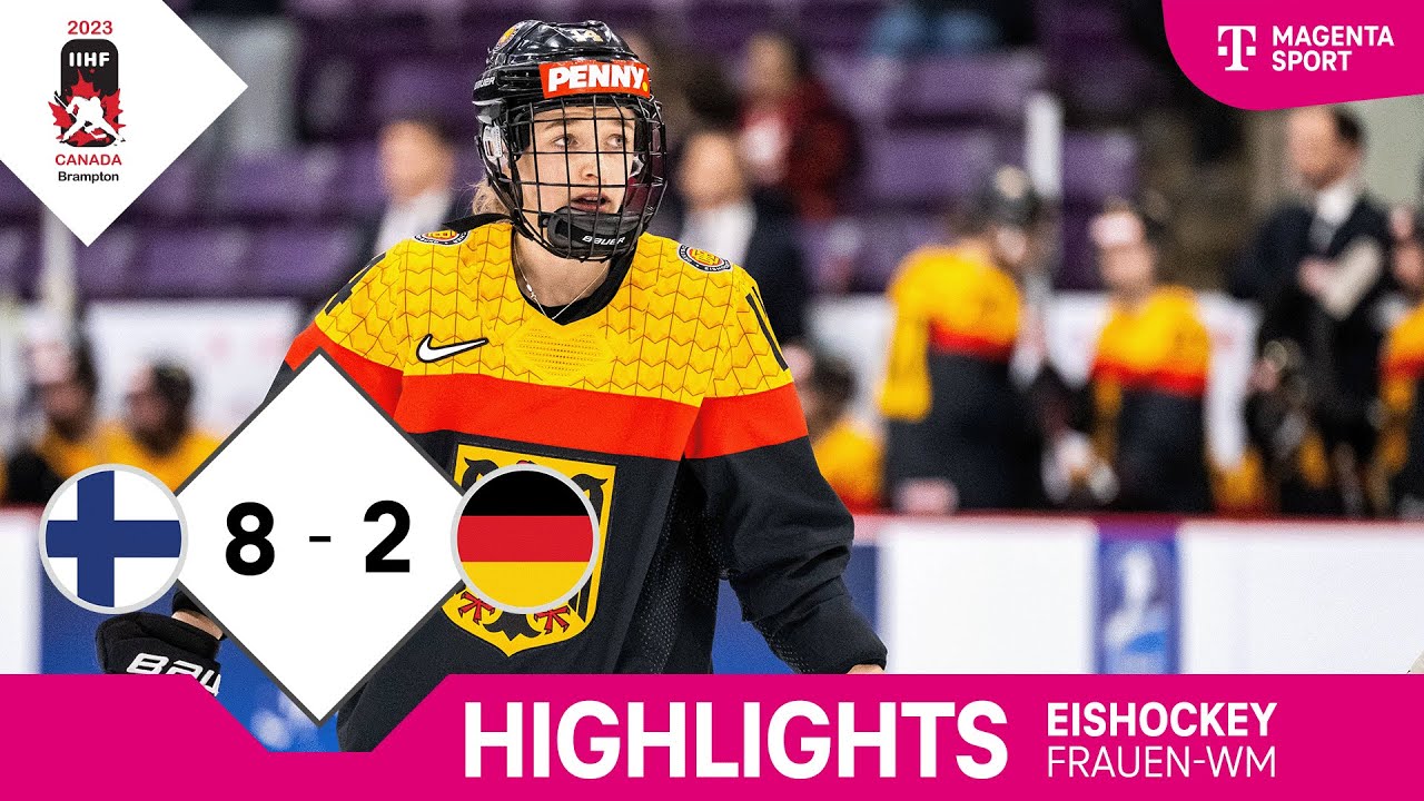 Finnland - Deutschland Highlights Eishockey Frauen WM 2023