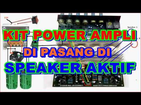 Cara Merakit Ampli Untuk Speaker Aktip Youtube
