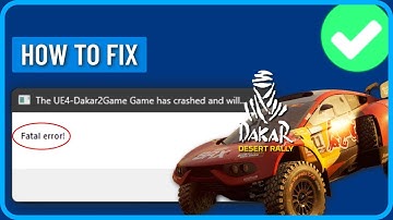 Dakar Desert Rally Crashing (2024) | How to Fix Dakar Desert Rally Fatal Error on PC