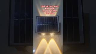Solar Outdoor Light No Need to Wire Connection #solarlights #solaroutdoorlights #solarenergy