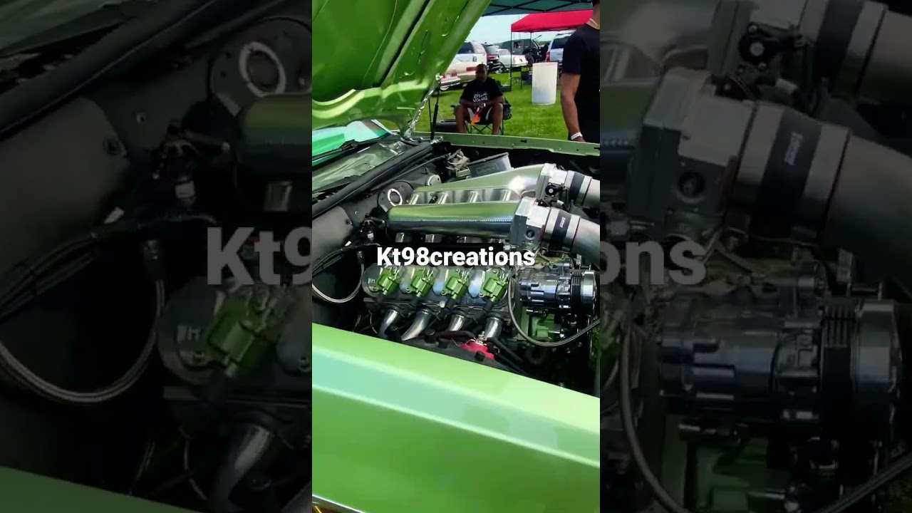 LS Swapped T-top cutlass on gold 24 inch rims 