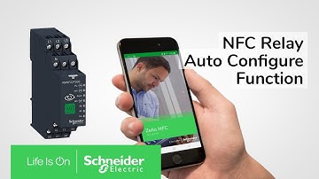How to use the Auto configure function of the app for NFC Control Relay | Schneider Electric