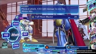 Digimon Story Cyber Sleuth Defeating Dynasmon Boss Battle