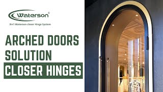 Details How to Install Arched Door Closer Hinges where overhead closers can't Guide