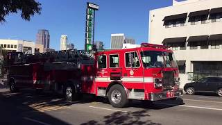 LAFD Light Force 92 Responding