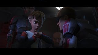 Omega Gets Comm Device Star Wars The Bad Batch Season 1 Episode 5 Rampage Opening Scene