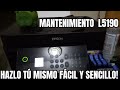 Epson L5190 : resetear niveles de tinta, mantenimiento y más!