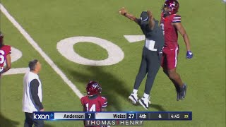 Weiss TD: Jaxon Schad to Tre Moore 79-yard pass