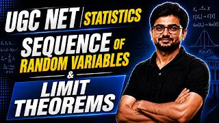 UGC NET STATISTICS | Sequence of random variables and Limit theorems : WLLN, SLLN, CLT | MathStats