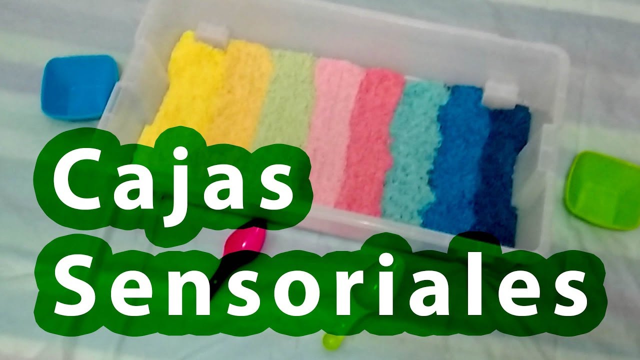 Ideas para hacer bandejas sensoriales