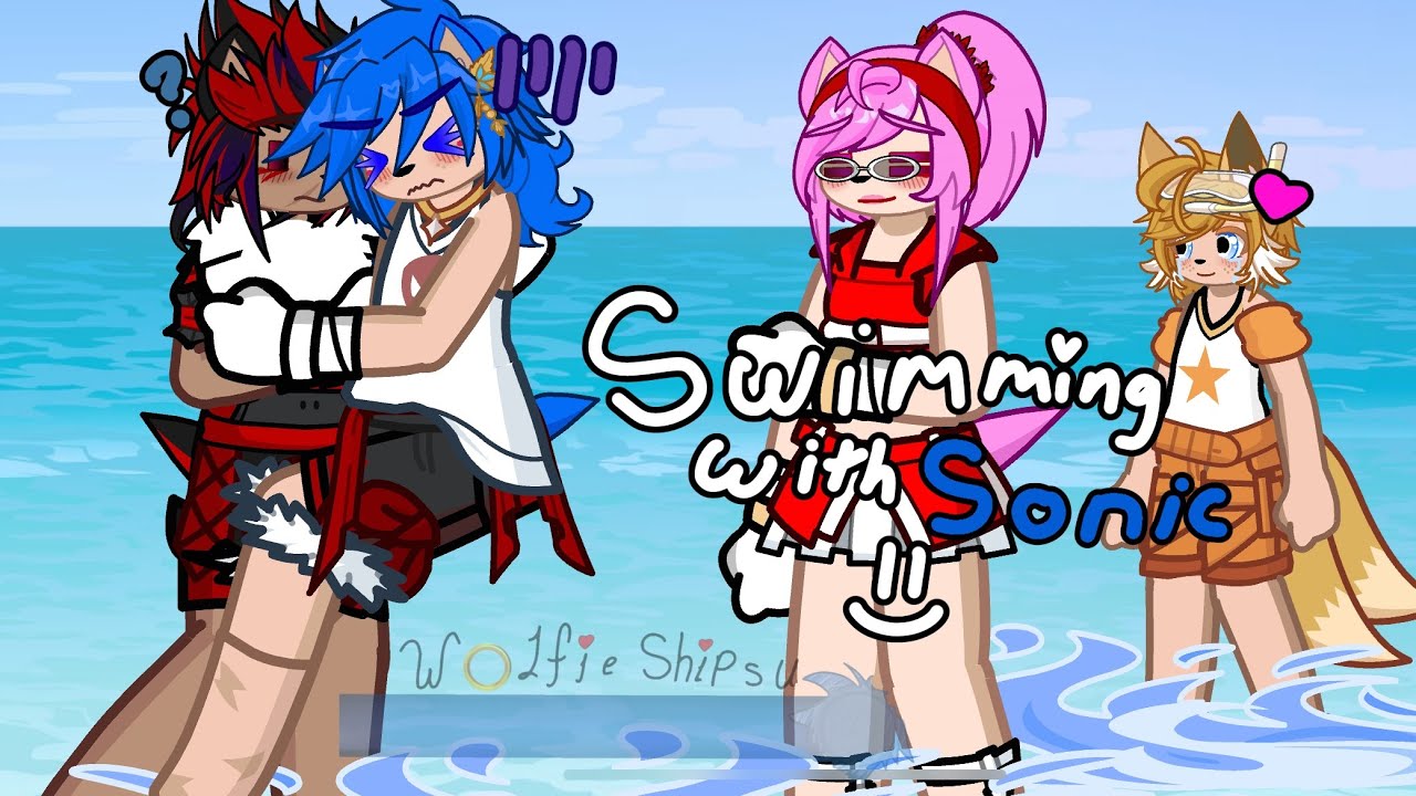 Swimming with Sonic || STH || Sonadow || Wolfieships U || Lazy thumbnail || 16