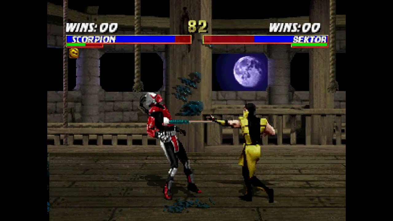 MKT N64 - Scorpion 10 hits 52% combo (3 Harpoons)