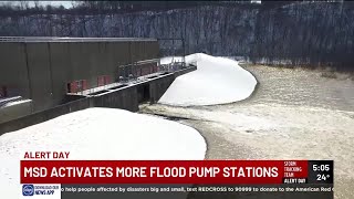 MSD activates flood pump stations to combat flooding