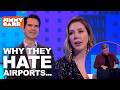 Why Katherine Ryan and Rob Beckett Despise Airports | 8 Out of 10 Cats