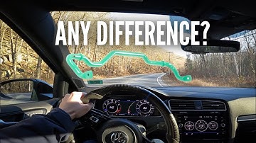 Does The IE Rear Sway Bar + End Links Improve My Golf R Handling?
