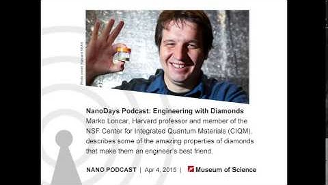 NanoDays Podcast: Engineering with Diamonds
