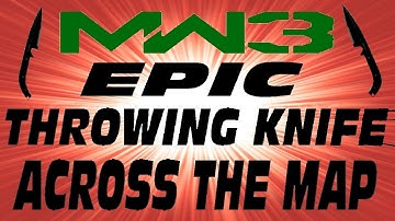 MW3 Epic Throwing Knife Across The Map (Fallen).
