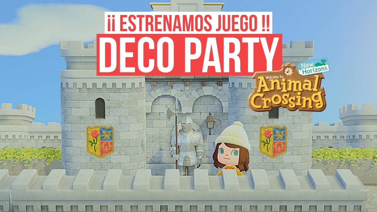 ¡Decora EN EQUIPO como puedas! DECO PARTY #01 Animal Crossing New Horizons
